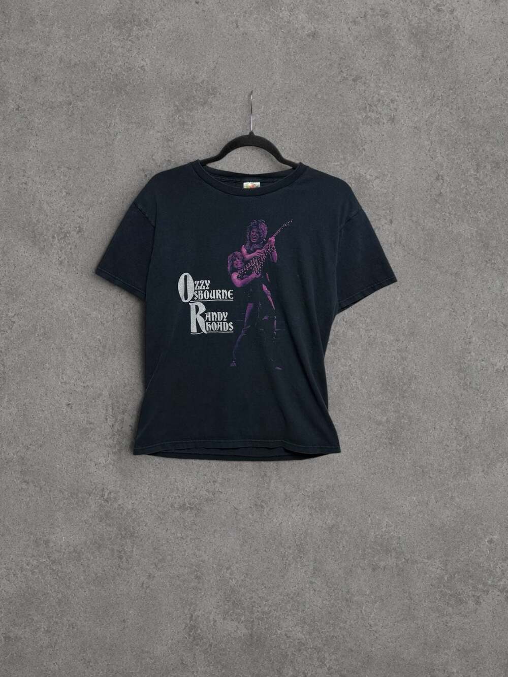 Vintage 90s Cotton Ozzy Osbourne Randy Rhoads Tribute T-Shirt